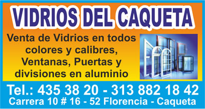VIDRIOS DEL CAQUETA
