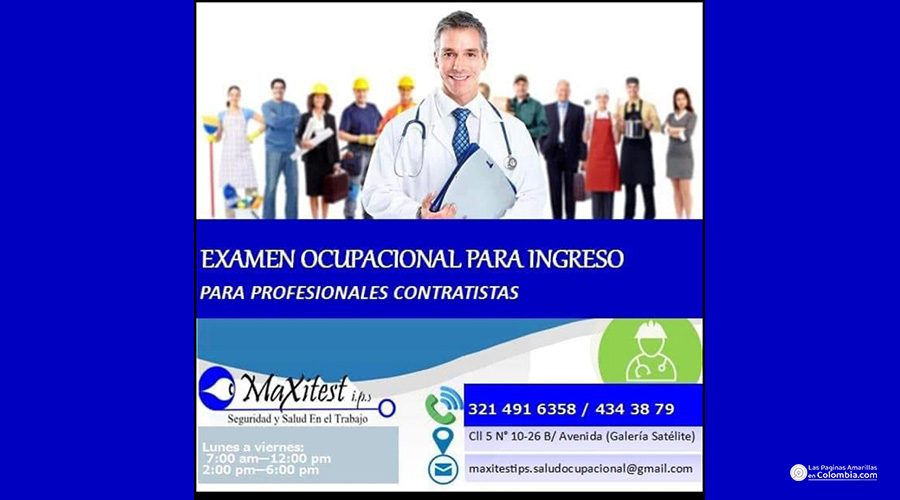 CENTRO DE RECONOCIMIENTO A CONDUCTORES MAXITEST IPS